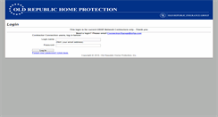 Desktop Screenshot of contractor.orhp.com
